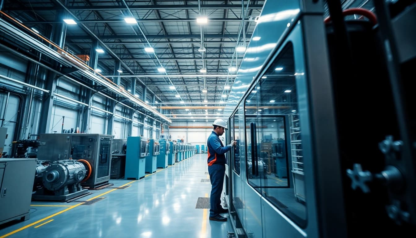 High pressure diecasting malaysia in a modern manufacturing facility showcasing advanced machinery and skilled workers.