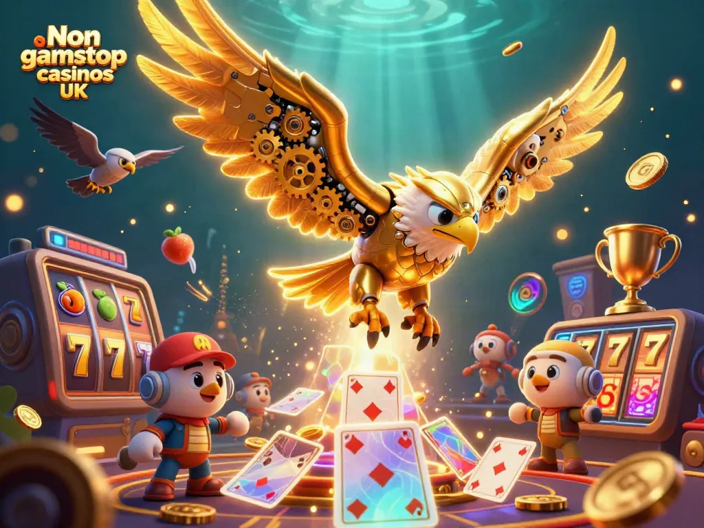 Experience thrilling gameplay with Non gamstop casinos UK featuring unique 3D casino illustrations.