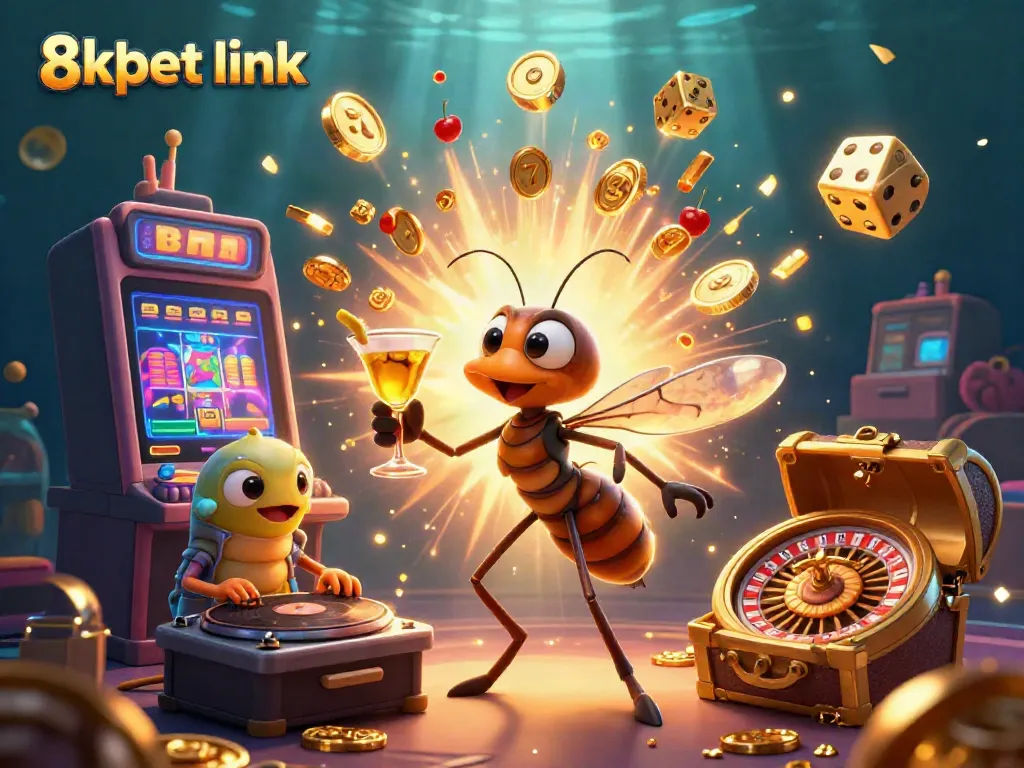 Experience the exciting world of 8xbet link with vibrant casino games and colorful characters.