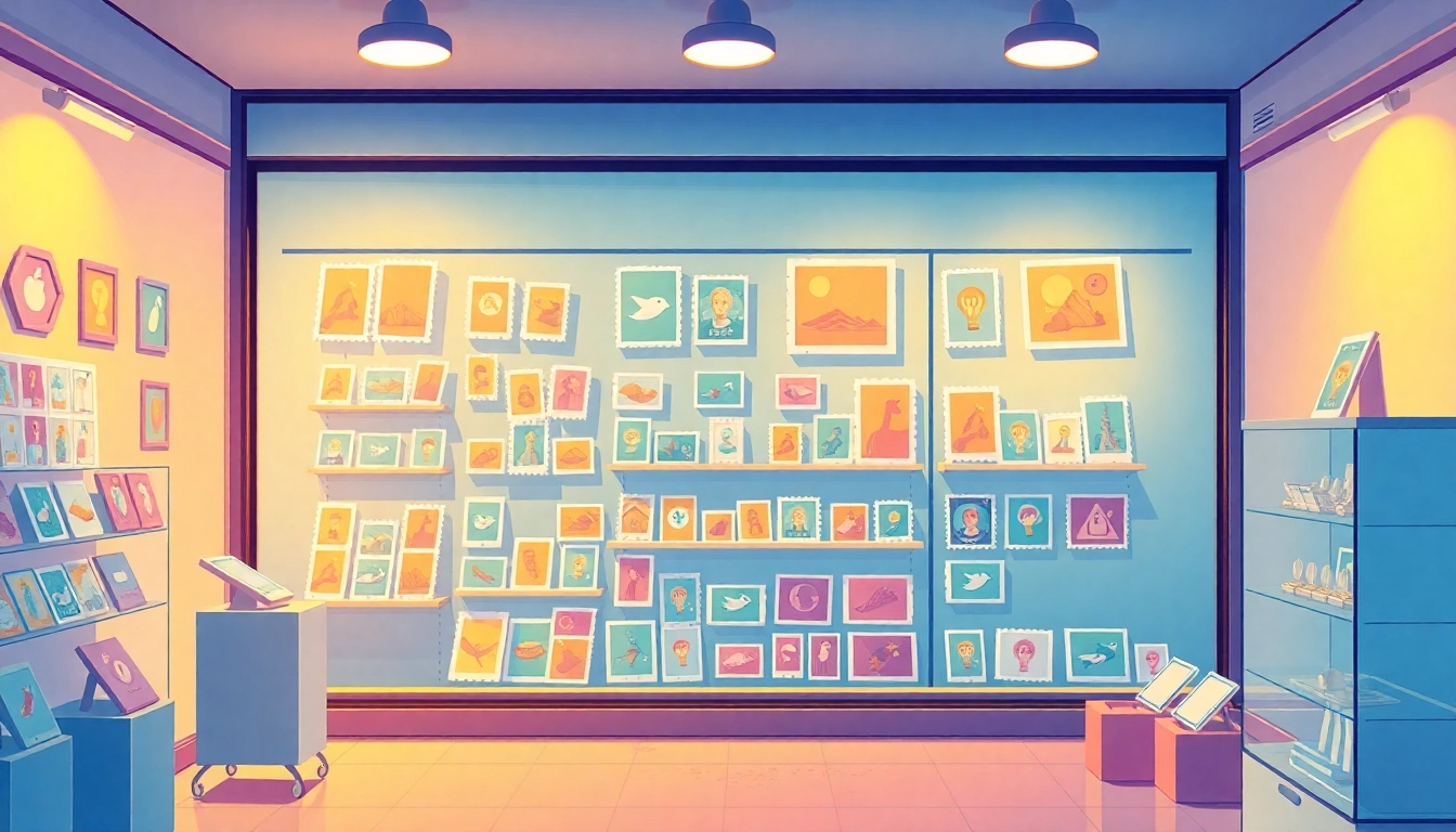 Discover vibrant, colorful postage stamps online in a user-friendly shopping environment.