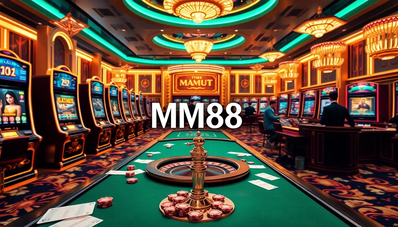 Betting on thrilling games at https://mm88.in.net/ in a luxurious online casino environment.