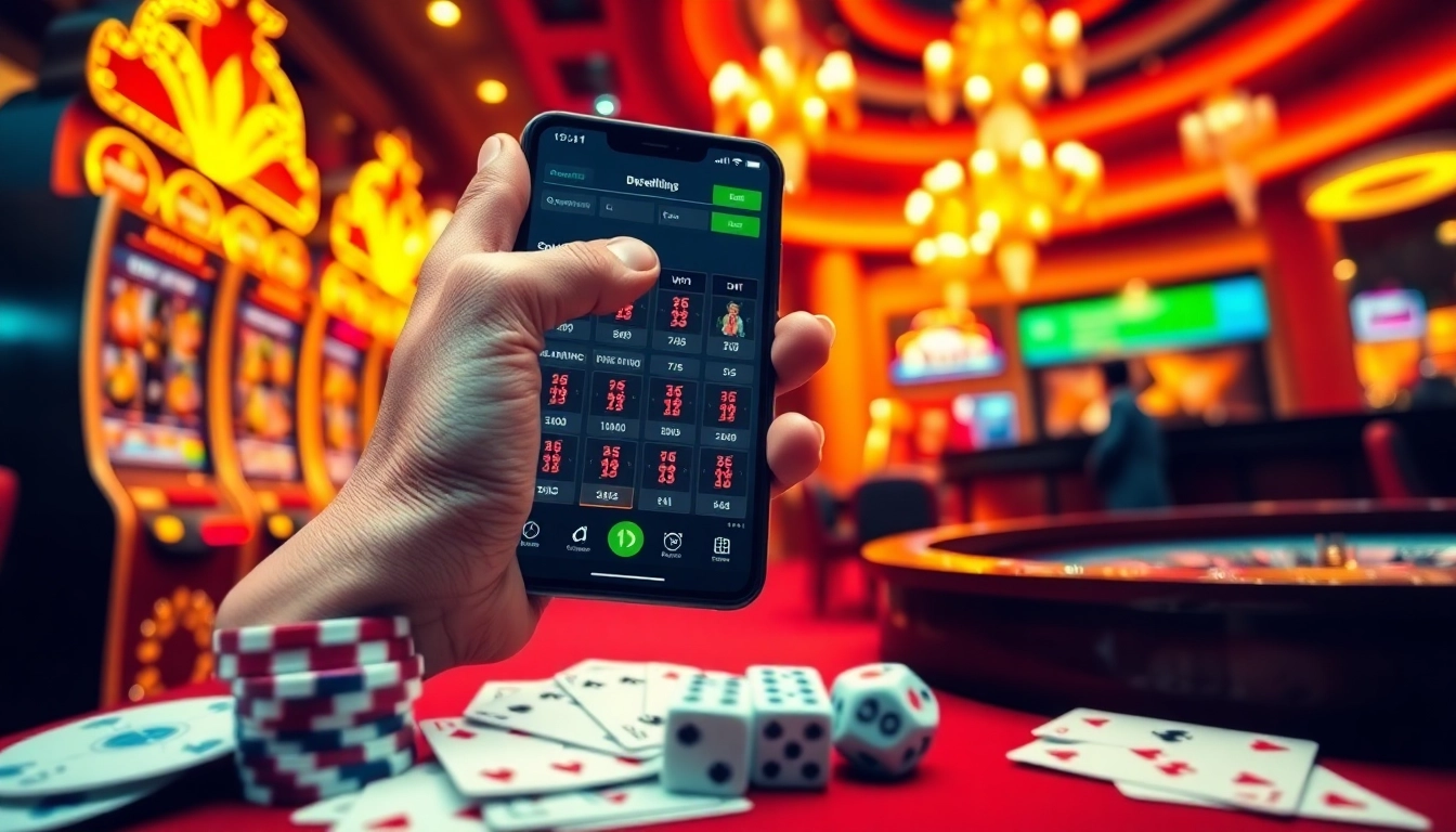 Engaging players in Slot Online Terpercaya with vibrant casino game elements and a luxurious atmosphere.