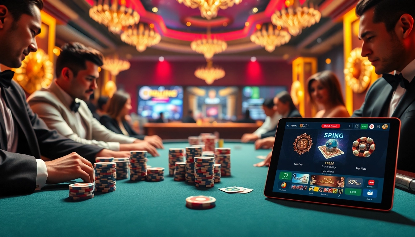 Experience the excitement of Trang Chủ BJ88 with professional poker gameplay and vibrant casino atmosphere.