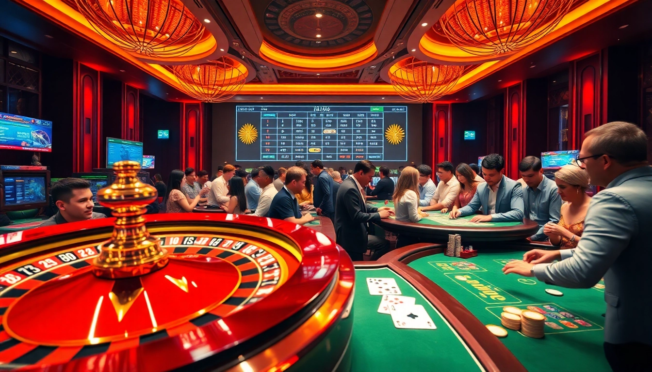 Players enjoy thrilling games at https://1haywin.us.com/, featuring poker and roulette action in a luxurious casino.