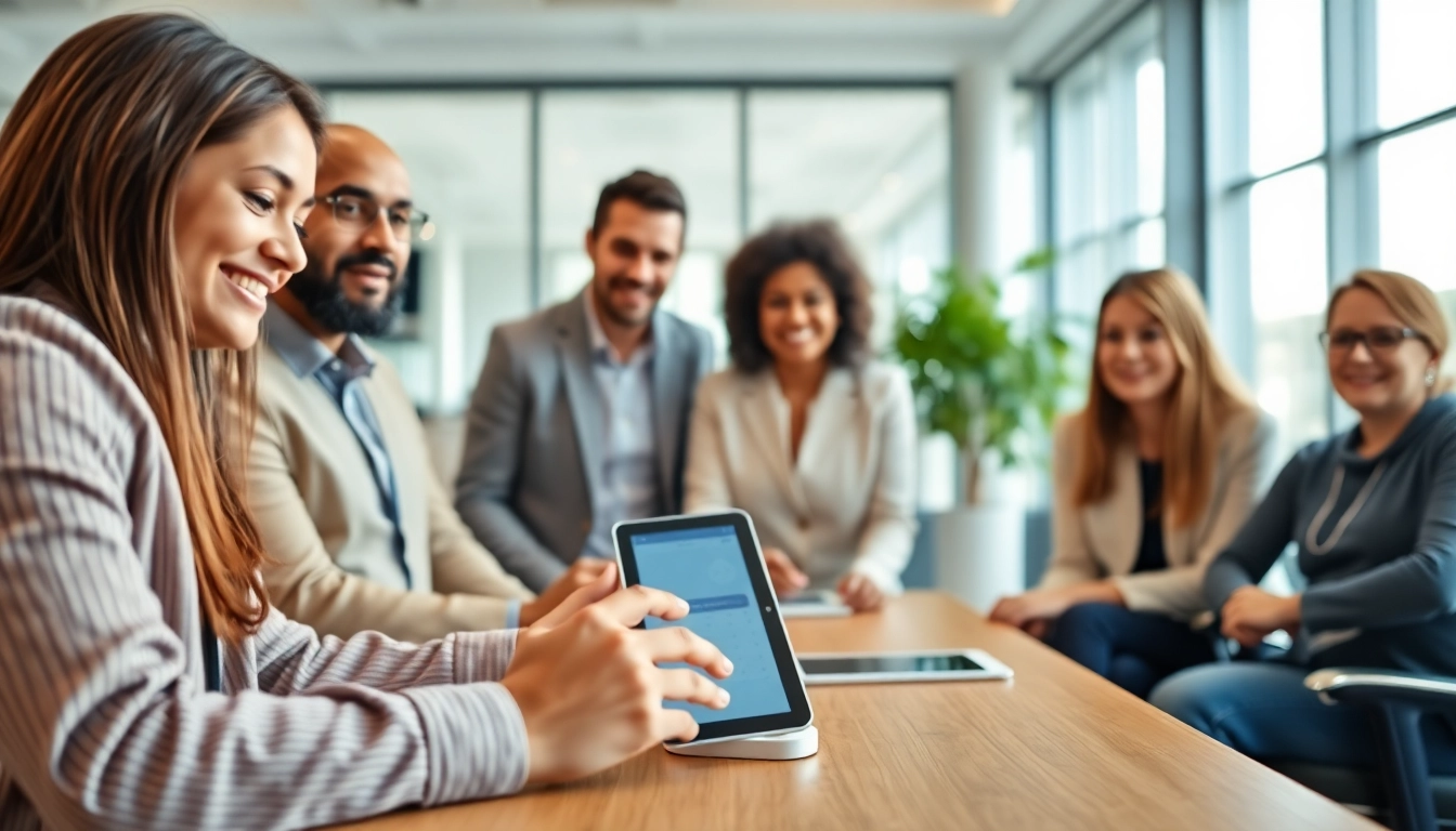Collaborative scene focused on the eta application uk with diverse professionals engaged in discussion.