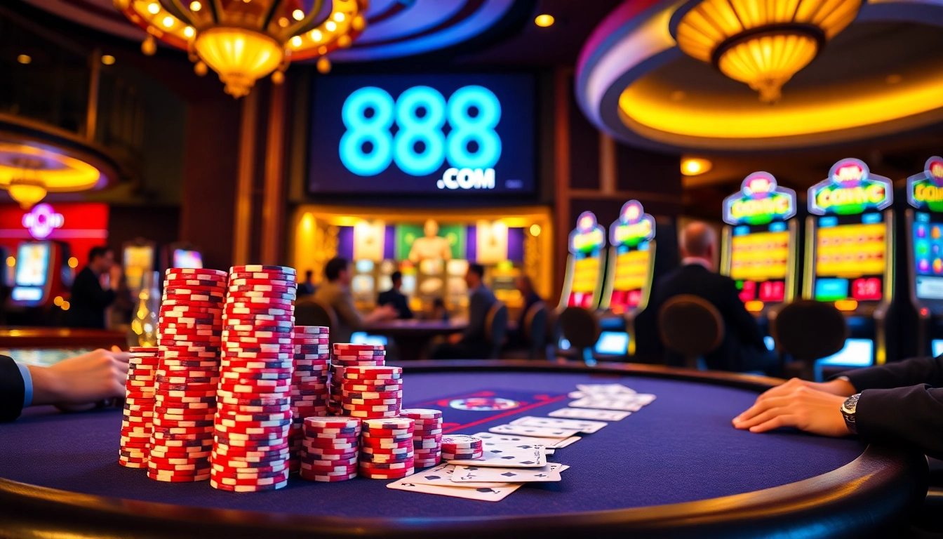 Experience thrilling gameplay at 888NOW.COM with vibrant poker tables and winning slots.