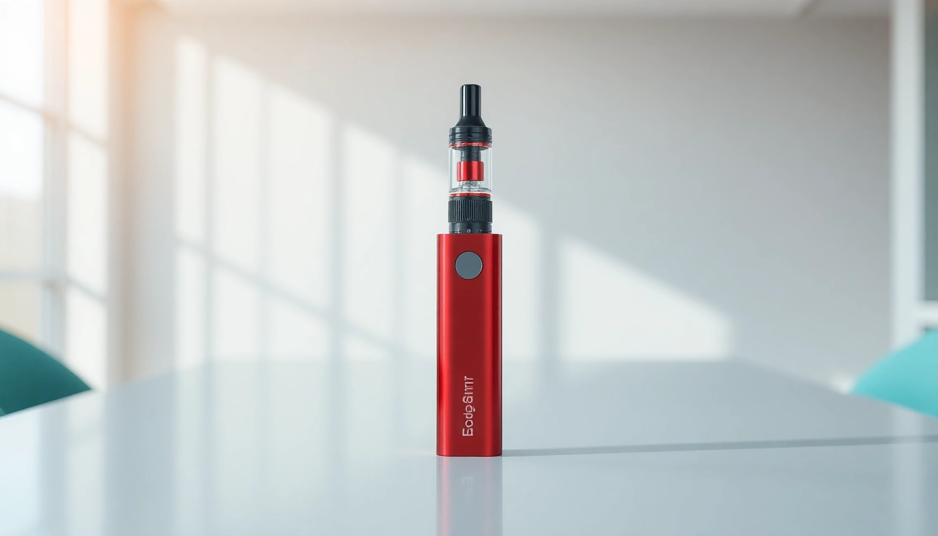 Buy DMT vape pen displayed in a tranquil setting, highlighting its sleek design and modern appeal.