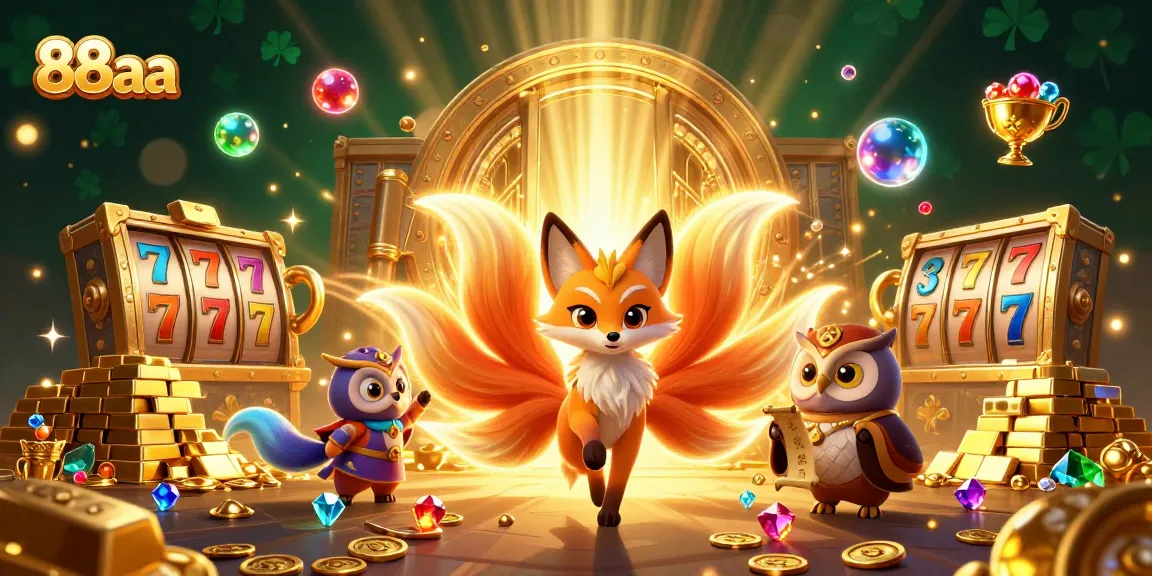Experience exciting gameplay at 88aa with a vibrant 3D casino scene showcasing fortune and winning opportunities.